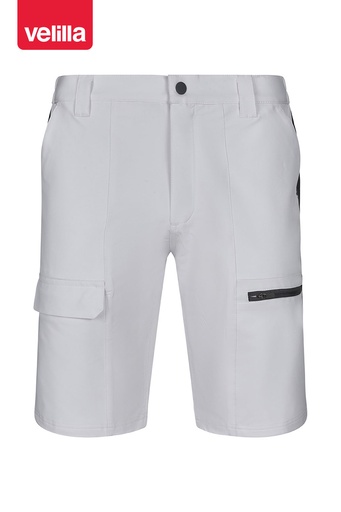 Spodenki dwukolorowe stretch 103032S - WHITE/GREY 07/08