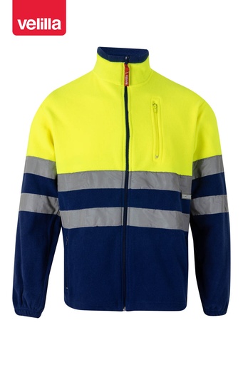 Polar dwukolorowy z odblaskami 183 - ROYAL BLUE/HI-VIS YELLOW 09/20
