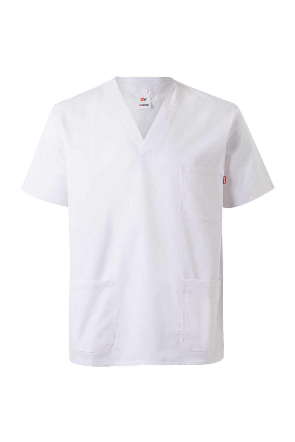 Fartuch medyczny stretch z krótkim rękawem 535206S - WHITE 07