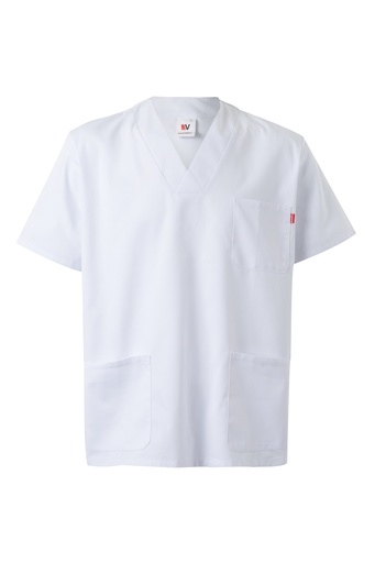 Fartuch medyczny z krótkim rękawem 589 - WHITE 07