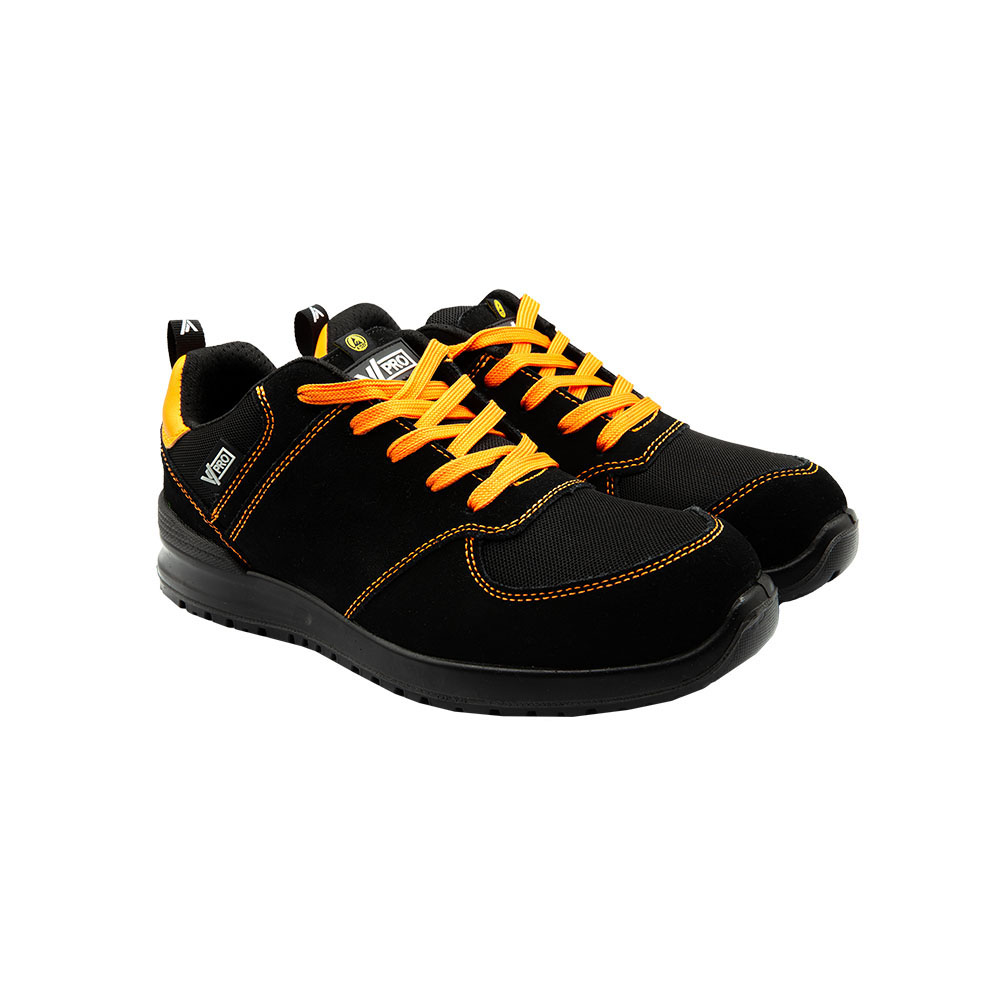 Obuwie robocze VITAL ORANGE 707004C - BLACK/HI-VIS ORANGE 00/19