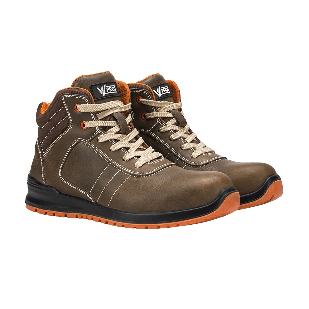 Obuwie robocze FORCE 707006 - BROWN/ORANGE 49/16