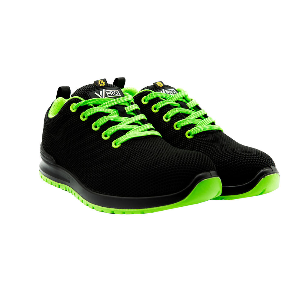 Obuwie robocze SPEZIAL LIME 707007L - BLACK/LIME GREEN 00/25