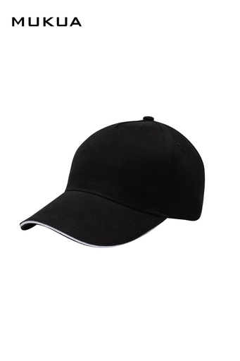Czapka unisex TEAM MCT200V - BLACK/WHITE 802