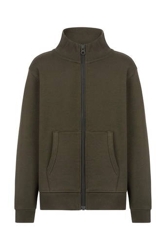 Bluza z pełnym zamkiem dla dzieci COOPER KIDS SZ270K - MISTY GREEN 621