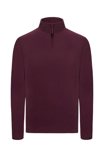 Polar z krótkim zamkiem unisex ALBURY FQ165U - WINE 403