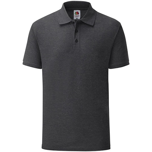 Koszulka Polo Męska Klasyczna Pika F502 - Dark Heather Grey