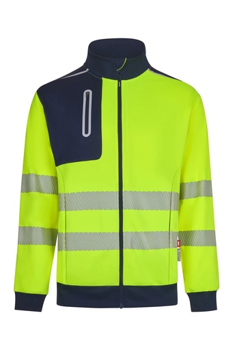 Bluza z odblaskami 305730 - NAVY BLUE/HI-VIS YELLOW 61/20
