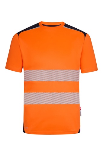 Koszulka z odblaskami 305630 - NAVY BLUE/HI-VIS ORANGE 61/19