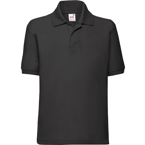 Dziecięce polo klasyczne F502K - Black