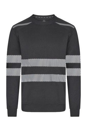Bluza z okrągłym dekoltem z odblaskami 355701 - ANTHRACITE GREY 90