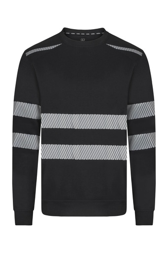 Bluza z okrągłym dekoltem z odblaskami 355701 - BLACK 00