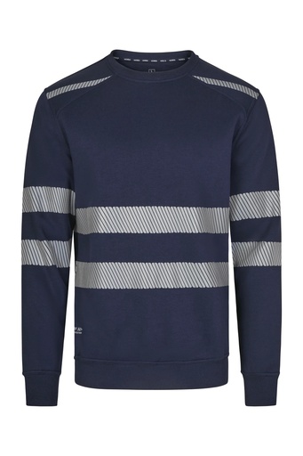 Bluza z okrągłym dekoltem z odblaskami 355701 - NAVY BLUE 61