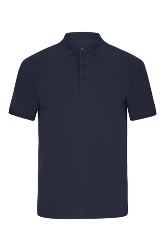 Koszulka polo stretch z krótkim rękawem męska 105510S - NAVY BLUE 61