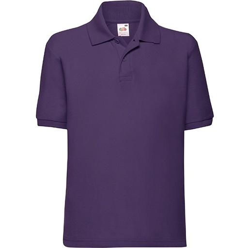 Dziecięce polo klasyczne F502K - Purple