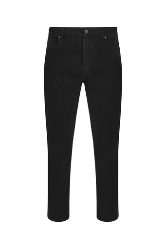 Spodnie stretch 403018S - BLACK 00