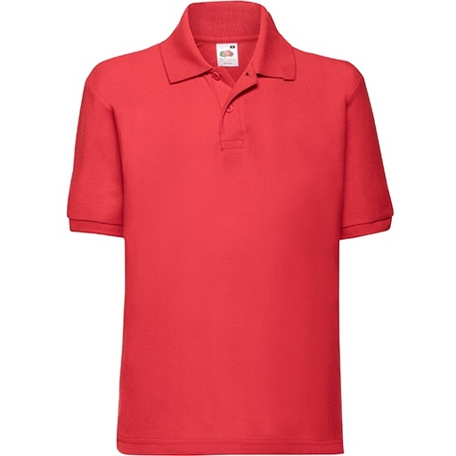 Dziecięce polo klasyczne F502K - Red