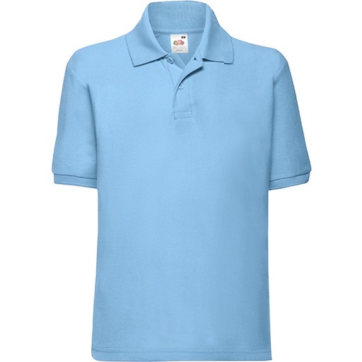 Dziecięce polo klasyczne F502K - Sky Blue