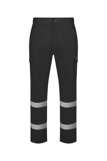 Spodnie stretch z odblaskami 353032S - ANTHRACITE GREY 90