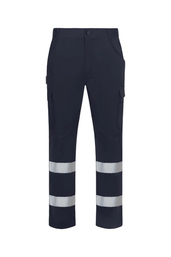 Spodnie stretch z odblaskami 353032S - NAVY BLUE 61