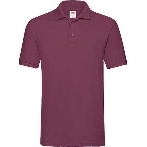 Klasyczne Polo z Krótkim Rękawem F511N - Burgundy