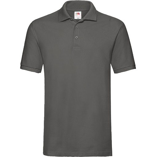 Polo Slim z Krótkim Rękawem F511N - Light Graphite (Solid)