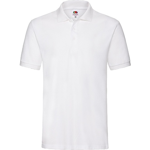 Koszulka Polo Klasyczna Pika Bawelniana F511N - White