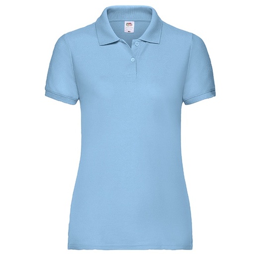 Koszulka Polo Damska Klasyczna Pika F517 - Sky Blue