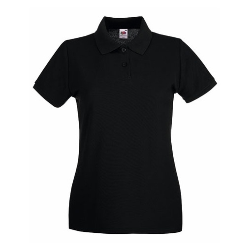 Damskie polo slim F520 - Black