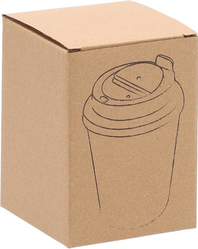 Kubek termiczny 350 ml z powłoką z recyklingu METODY 84962 - Ciemnozielony