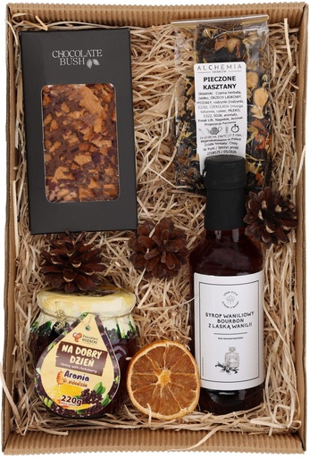 Zestaw prezentowy Chestnut Bourbon ZS0643 - Beżowy