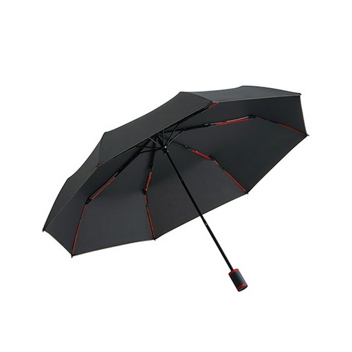 Parasol kieszonkowy FA5084 - Black & Red