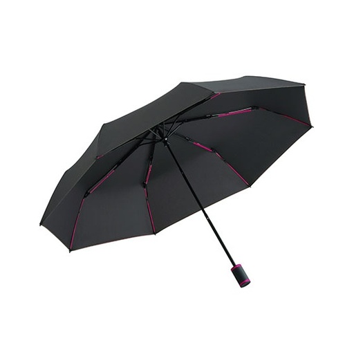 Parasol kieszonkowy FA5084 - Black & Magenta