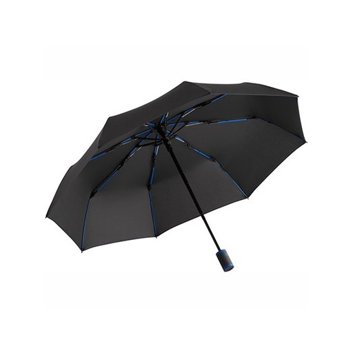 Parasol kieszonkowy automatyczny FA5484 - Black & Euro Blue