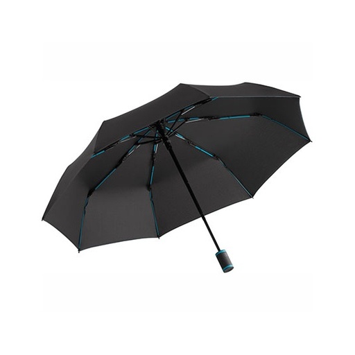 Parasol kieszonkowy automatyczny FA5484 - Black & Petrol
