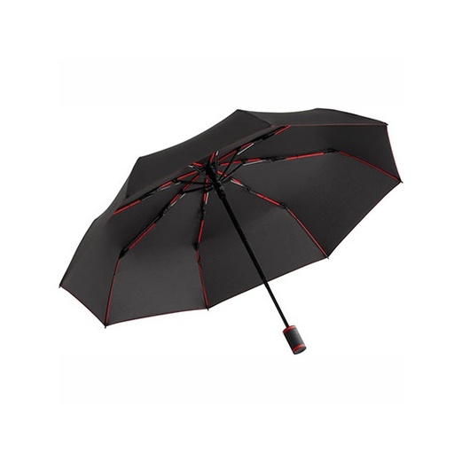 Parasol kieszonkowy automatyczny FA5484 - Black & Red