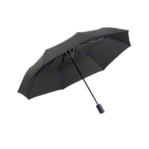 Parasol kieszonkowy automatyczny FA5584 - Black & Euro Blue