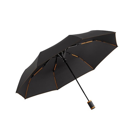 Parasol kieszonkowy automatyczny FA5584 - Black & Orange