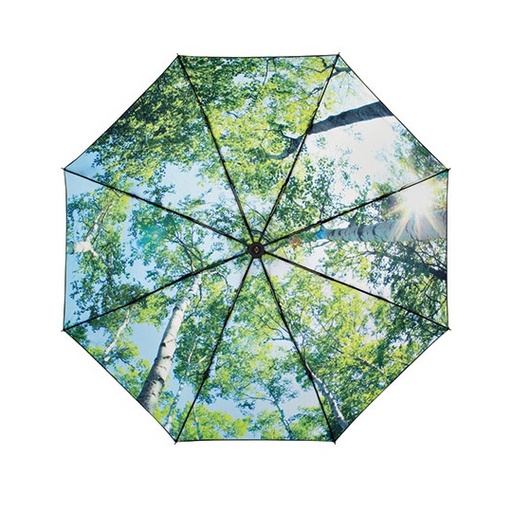 Parasol kieszonkowy automatyczny FA5593 - Black & Wood