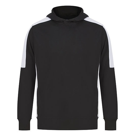 Bluza unisex z kontrastowymi rękawami FH341 - Black & White