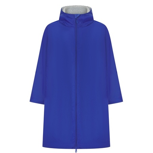 Plaszcz Oversize Wodoodporny Polar FH690 - Royal & Grey (Solid)