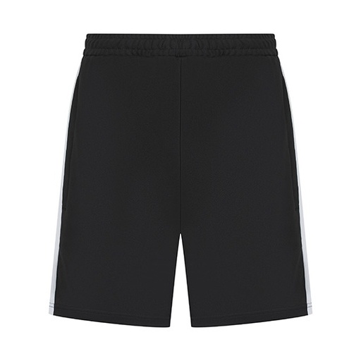 Spodenki dresowe z zamkami FH886 - Black & White