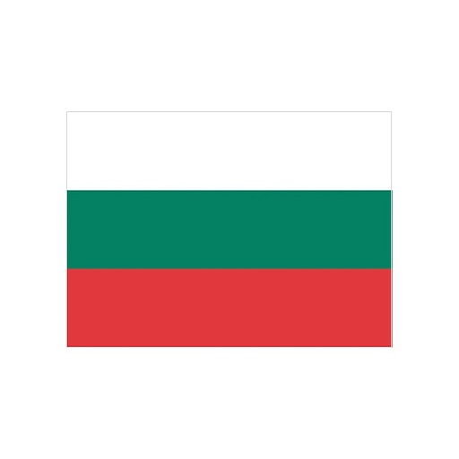 Flaga z metalowymi oczkami FLAGBG - Bulgaria