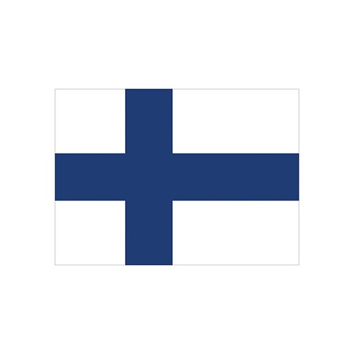 Flaga FLAGFI Finlandii z metalowymi oczkami - Finland