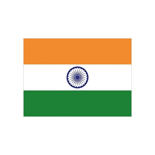 Flaga dekoracyjna z metalowymi oczkami FLAGIN - India