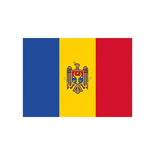 Flaga Mołdawii z metalowymi oczkami - Moldova
