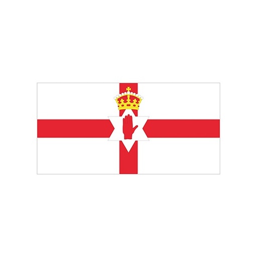 [FLAGNIR-1000063515] Flaga Irlandii Północnej z metalowymi oczkami FLAGNIR - Northern Ireland