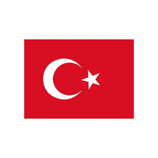 Flaga Turcji z oczkami FLAGTR - Turkey