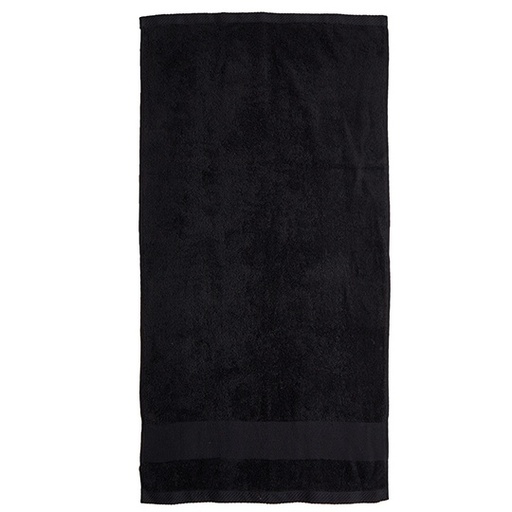 Ręcznik kąpielowy bawełniany 70 × 140 cm FT100DN - Black