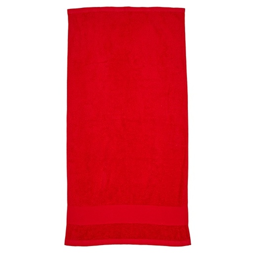 [FT100HN-1000323644] Ręcznik do rąk Bawełna Organiczna Fairtrade FT100HN - Red